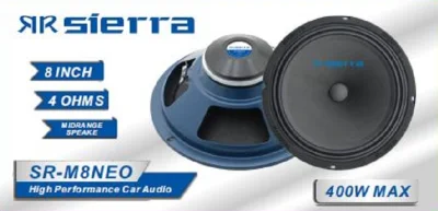 SİERRA SR-M8NEO 20 CM NEODYUM MİDRANGE TAKIMI